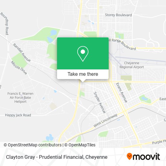 Clayton Gray - Prudential Financial map