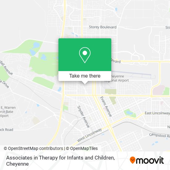 Associates in Therapy for Infants and Children map