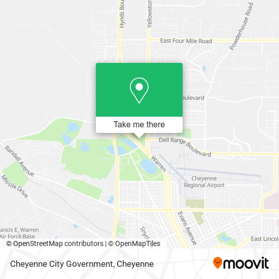 Mapa de Cheyenne City Government