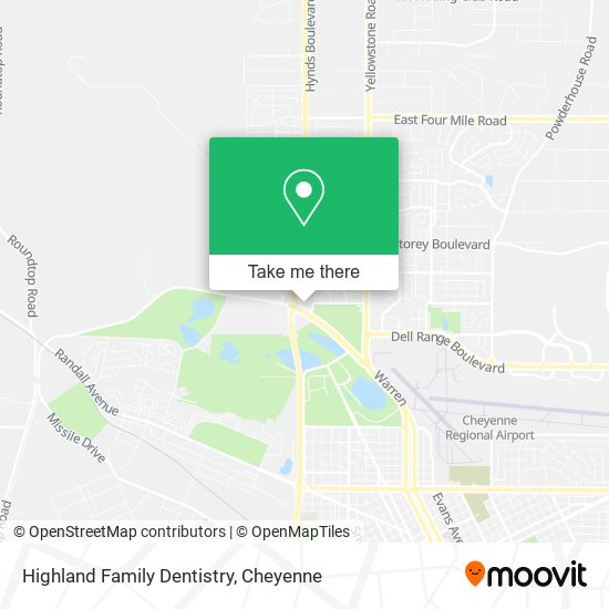 Mapa de Highland Family Dentistry