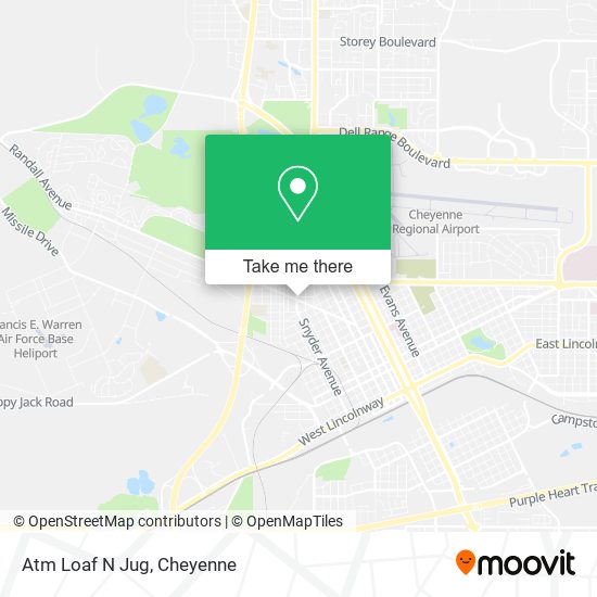 Mapa de Atm Loaf N Jug