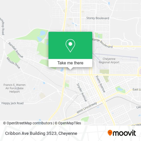 Cribbon Ave Building 3523 map