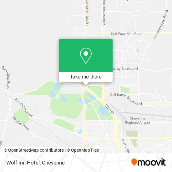 Mapa de Wolf Inn Hotel