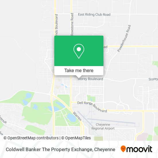 Coldwell Banker The Property Exchange map