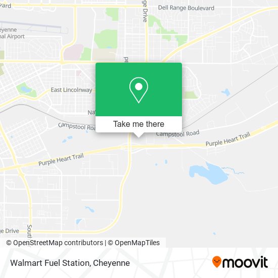 Walmart Fuel Station map