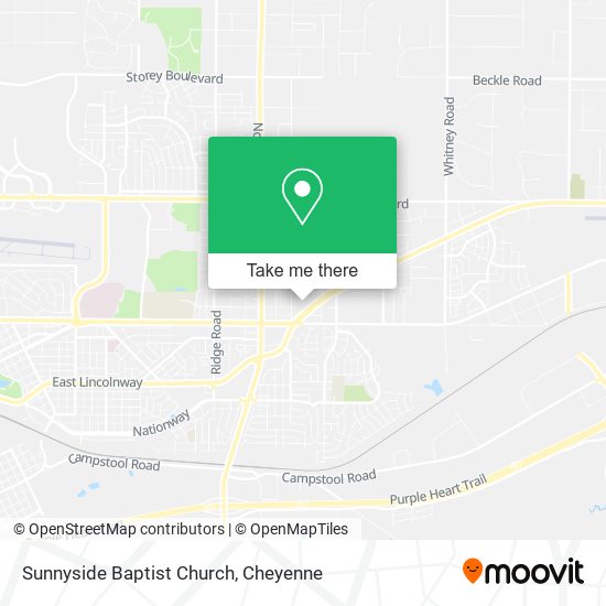 Sunnyside Baptist Church map