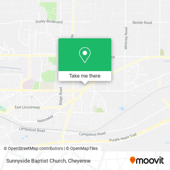 Mapa de Sunnyside Baptist Church