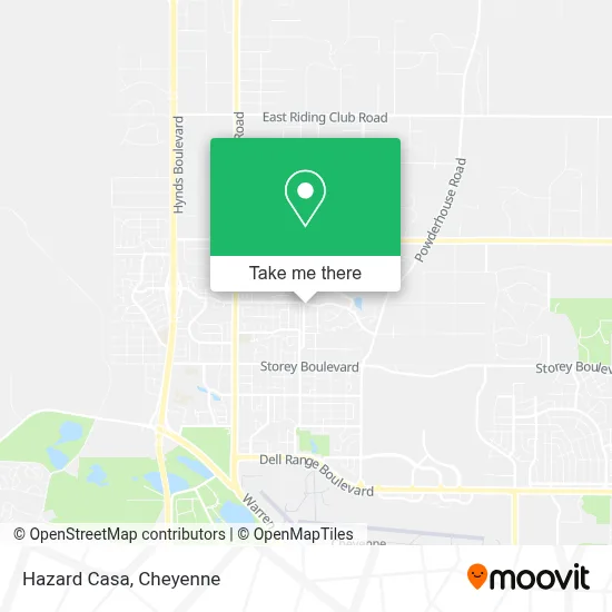 Hazard Casa map