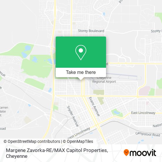 Margene Zavorka-RE / MAX Capitol Properties map