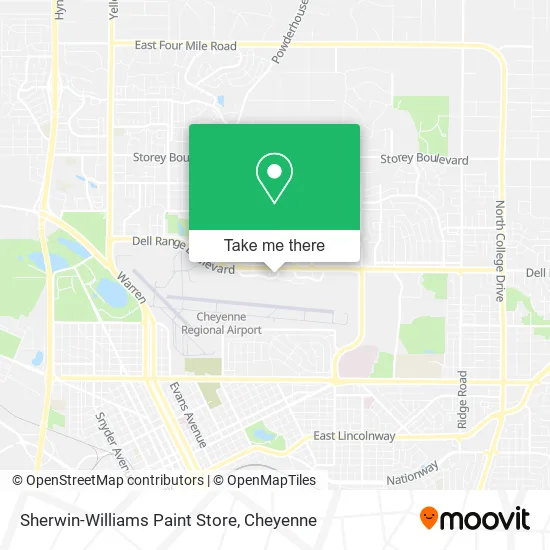 Sherwin-Williams Paint Store map