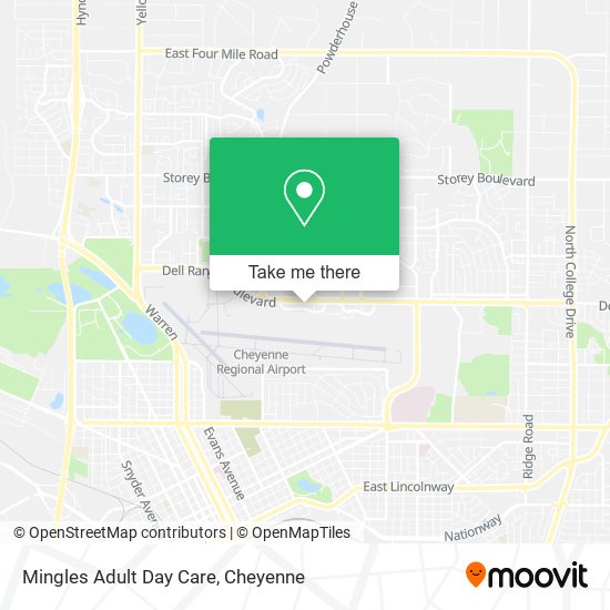 Mingles Adult Day Care map
