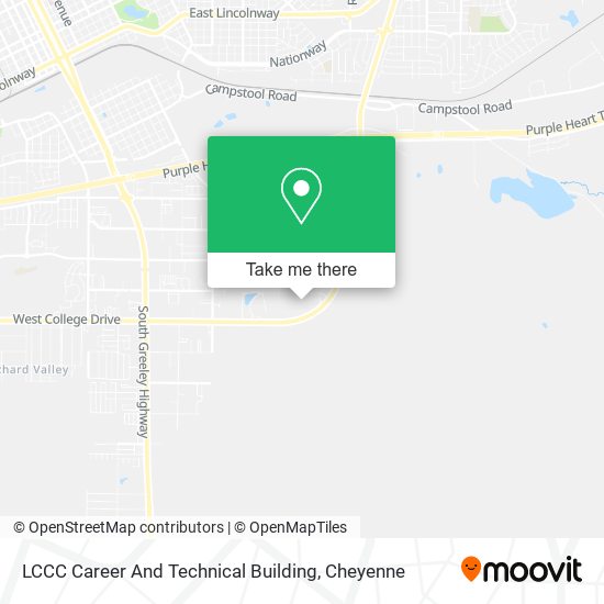 LCCC Career And Technical Building map