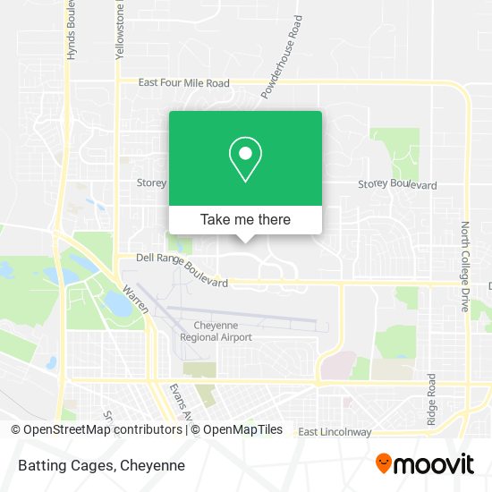 Batting Cages map