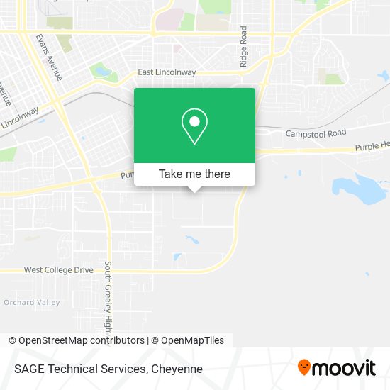 SAGE Technical Services map