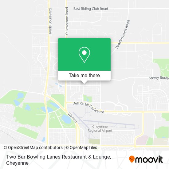 Two Bar Bowling Lanes Restaurant & Lounge map