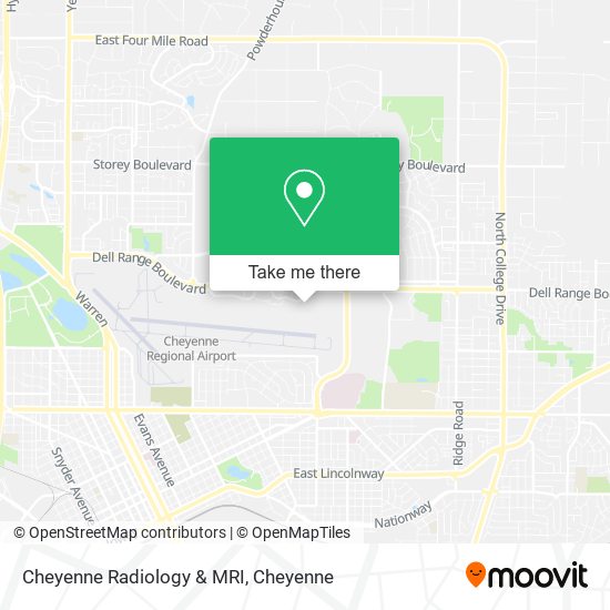 Mapa de Cheyenne Radiology & MRI