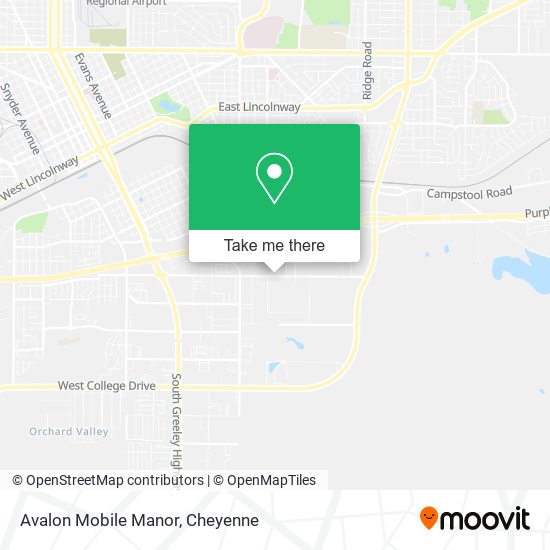 Avalon Mobile Manor map