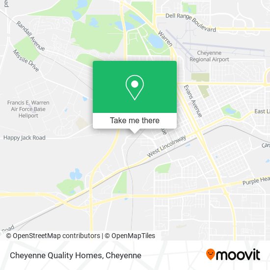Cheyenne Quality Homes map