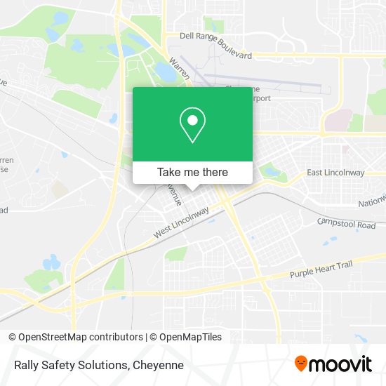Rally Safety Solutions map