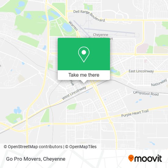 Mapa de Go Pro Movers