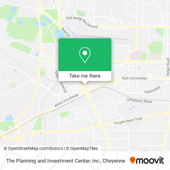 Mapa de The Planning and Investment Center, Inc.