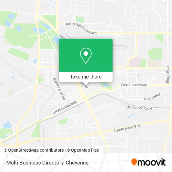 Mapa de Multi Business Directory