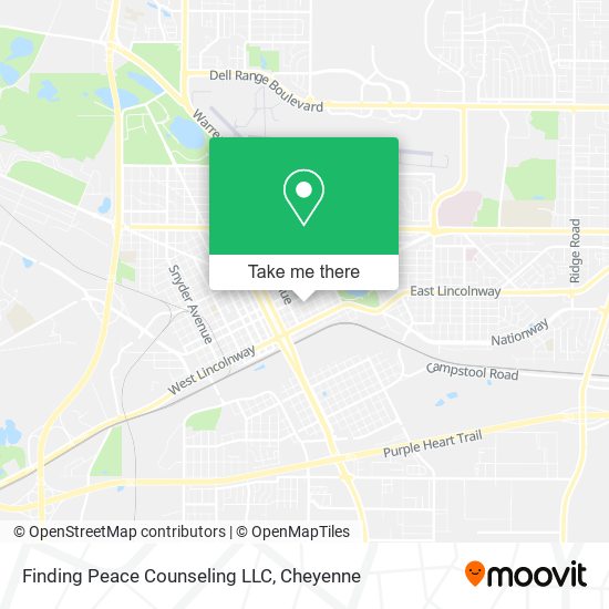 Mapa de Finding Peace Counseling LLC