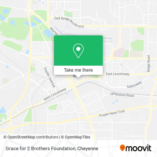 Grace for 2 Brothers Foundation map
