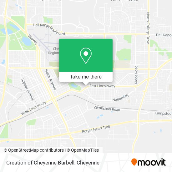 Mapa de Creation of Cheyenne Barbell