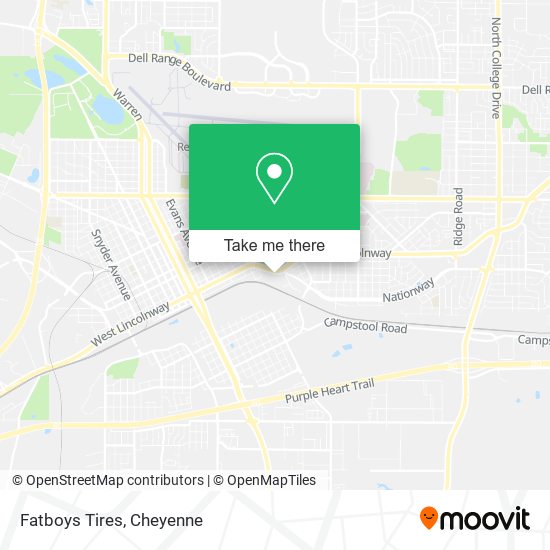 Fatboys Tires map