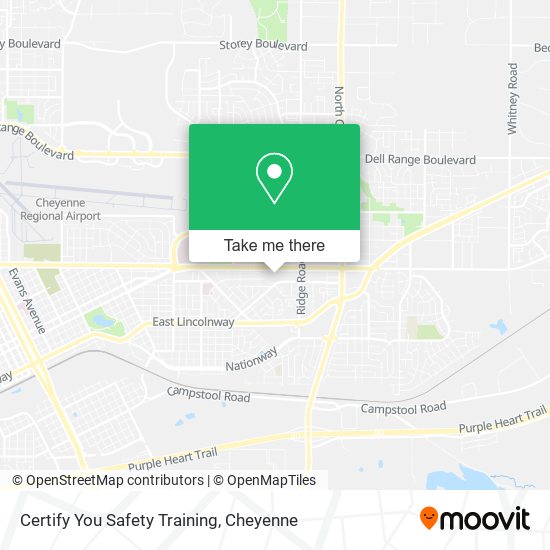 Certify You Safety Training map
