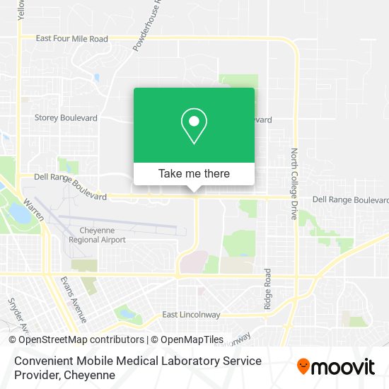 Mapa de Convenient Mobile Medical Laboratory Service Provider