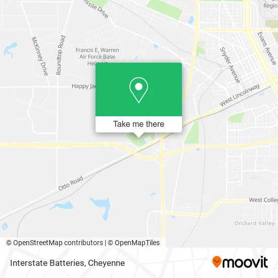 Interstate Batteries map