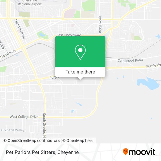 Pet Parlors Pet Sitters map