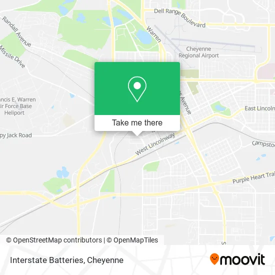 Interstate Batteries map