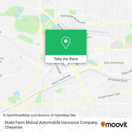 State Farm Mutual Automobile Insurance Company map