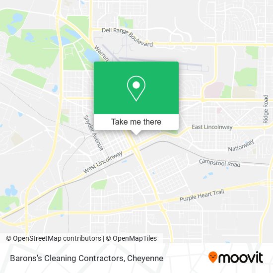 Barons's Cleaning Contractors map