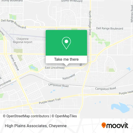 High Plains Associates map