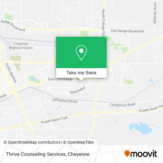 Thrive Counseling Services map