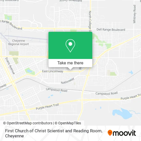 First Church of Christ Scientist and Reading Room map