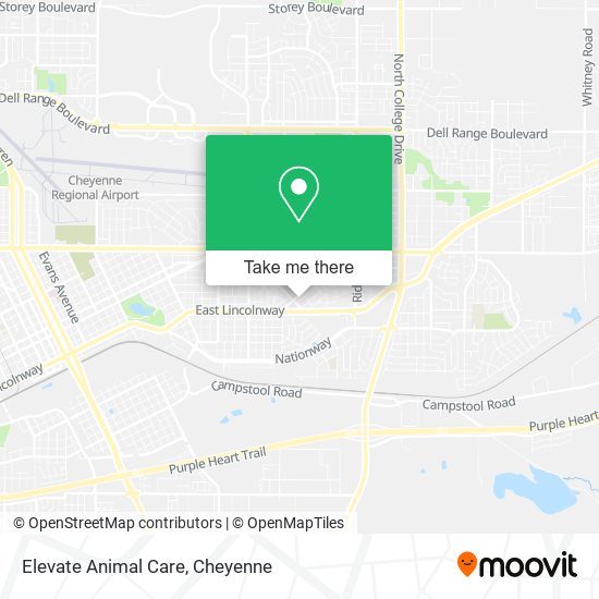 Elevate Animal Care map
