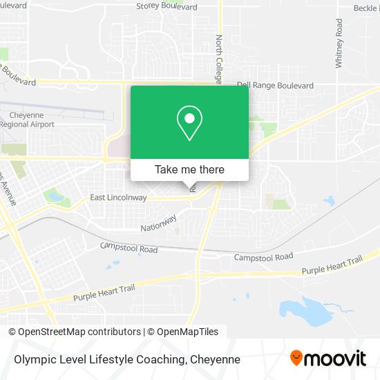 Olympic Level Lifestyle Coaching map