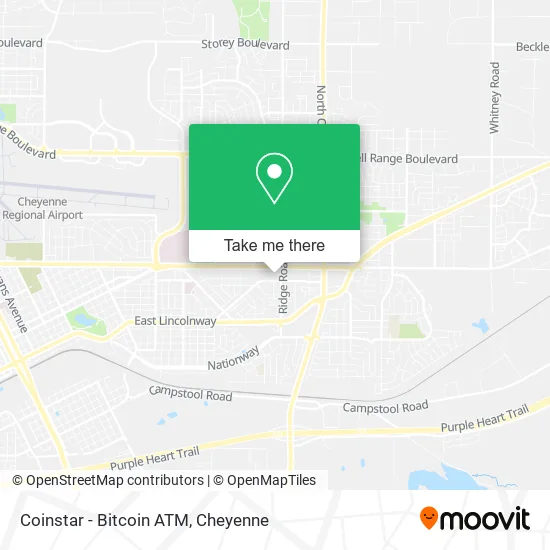 Coinstar - Bitcoin ATM map