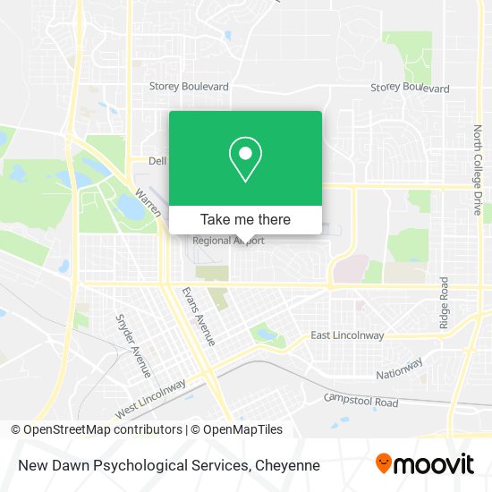New Dawn Psychological Services map