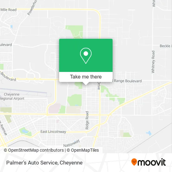 Palmer's Auto Service map