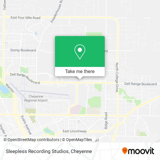 Sleepless Recording Studios map