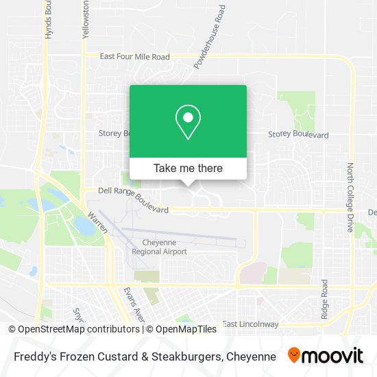Mapa de Freddy's Frozen Custard & Steakburgers