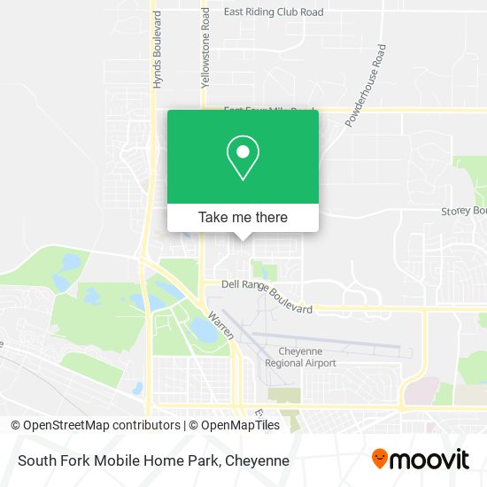 Mapa de South Fork Mobile Home Park