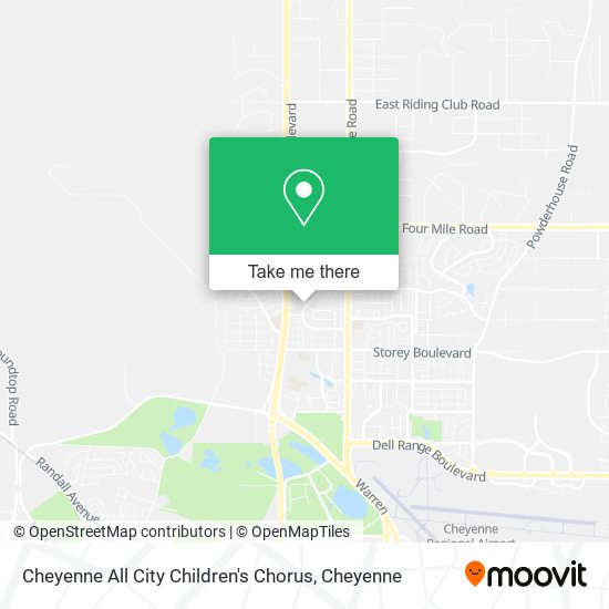 Cheyenne All City Children's Chorus map