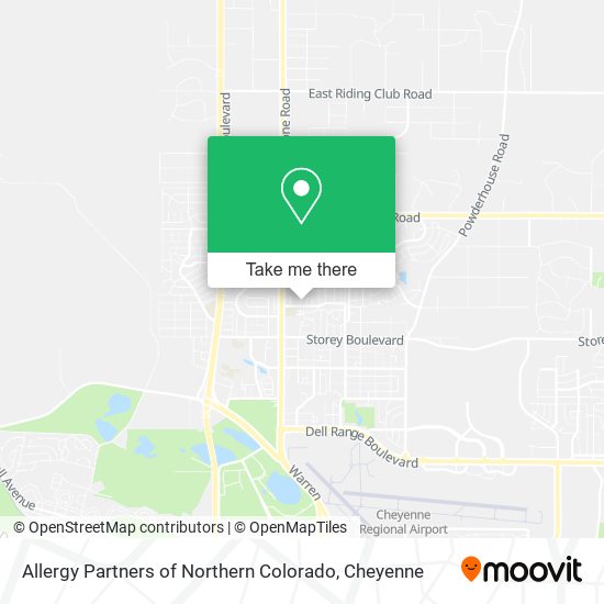 Mapa de Allergy Partners of Northern Colorado